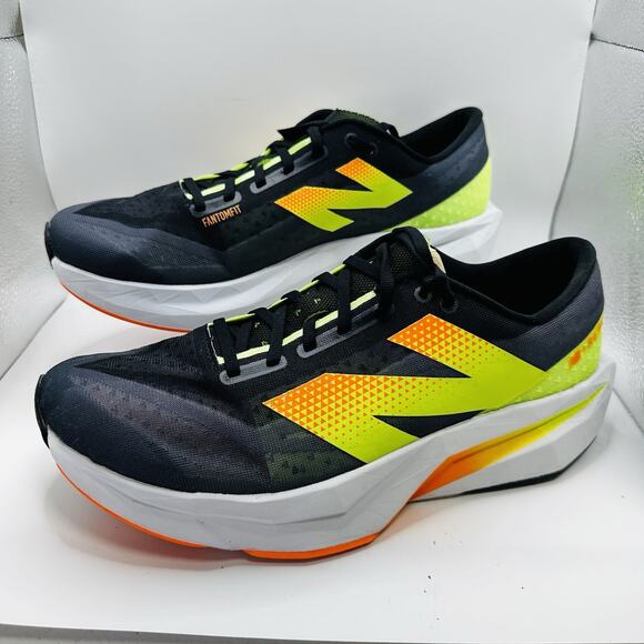 Size 11 - New Balance FuelCell Rebel v4 CG4 Black Lime WFCXCG4 Men’s Shoe - Picture 3 of 8